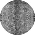 thumbnail image 1 of Ahgly Company Indoor Round Persian Gray Traditional Area Rugs, 6' Round, 1 of 1