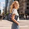 thumbnail image 7 of TSOVTHRID Skull Rose Flower Print Handbag with Wallet Set Black Tote Satchel Shoulder Purse with Matching Wristlet Wallet PU Leather Top Handle Handbag with Coin Purses, 7 of 7