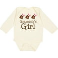 thumbnail image 3 of Inktastic Grammy's Girl Daisies Girls Long Sleeve Baby Bodysuit, 3 of 5