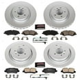 thumbnail image 2 of PowerStop Front and Rear Geomet Coated Brake Rotor and Pad Kit Fits: LAND ROVER Select Models CRK6720, 2 of 5