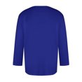 thumbnail image 4 of Kureaily 3/4 Sleeve Shirt for Men Solid Color Crew Neck T-Shirts Three Quarter Sleeve T Shirts Casual Loose Fit Tees, 4 of 7