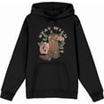 thumbnail image 4 of Vintage Country Stay Wild Adult Black Long Sleeve Hoodie-XS, 4 of 6
