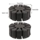 thumbnail image 5 of Greeniant Inserte el soporte de Universal de alto rendimiento Estuche Portador de protección Soportes de descanso Separador  5PCS, 5 of 6