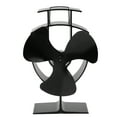 thumbnail image 1 of Ventilateur de Cheminée, Résistance Haute Température 3 Pales Ventilateur de Cheminée Transfert de Chaleur Efficace Alliage d'Aluminium pour Bûcheron Poêle, 1 of 8