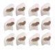 thumbnail image 1 of Corrector Del Dedo Del Pie, Adhesión SEBS Elástica Cinturón Reduzca La Presión Divisor De Los Pies 6 Pares Cómodos Para Deportes Para Juanetes, 1 of 7