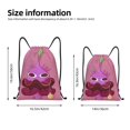 thumbnail image 2 of Zufioo Sac de Sport Imprimé Pikmin Sac de Gym à Ficelle Lavable en Machine Sac à Dos à Ficelle Robuste pour Hommes Femmes-Petit, 2 of 6