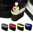 thumbnail image 4 of Double Open Garbage Box Car garbage box Door Hanging Trash Can Waste Storage Box Vehicle Garbage Bin blue, 4 of 9