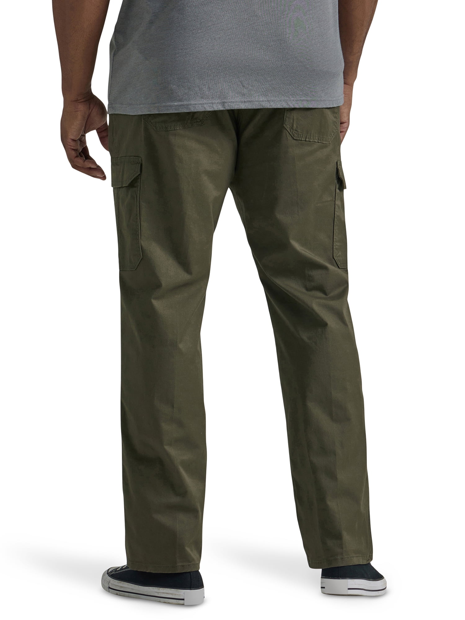 Lee® Big Men's Extreme Motion Straight Fit Twill Cargo Pant with Flex Waistband