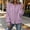 Purple, variant on Women Fuzzy Knit Cardigan Sweater Crew Neck Button Down Long Puff Sleeve Loose Fuzzy Open Front Knit Coat for Fall Winter