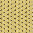 thumbnail image 1 of Ahgly Company Machine Washable Indoor Square Transitional Bold Yellow Area Rugs, 4' Square, 1 of 7