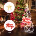 thumbnail image 2 of Gymax Arbre de Noël Pré-Éclairé 5.6 Pieds 6 Modes d'Éclairage Décoration Colorée Intérieure Extérieure, 2 of 9