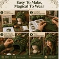thumbnail image 7 of 2026 Fantasy Hood Hat DIY Crochet Kit Fun Hands-On Yarn Project, Step-by-Step Guidance for Beginner to Intermediate Crafters, 7 of 7