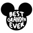 thumbnail image 2 of Men's Mickey & Friends Best Grandpa Ever Mouse Ears Graphic T-Shirt, 2 of 5