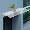 thumbnail image 5 of 120*50cm/47.2*19.7 in PC Front Door Window Awning Patio Canopy Rain Cover UV Protected Eaves, 5 of 23
