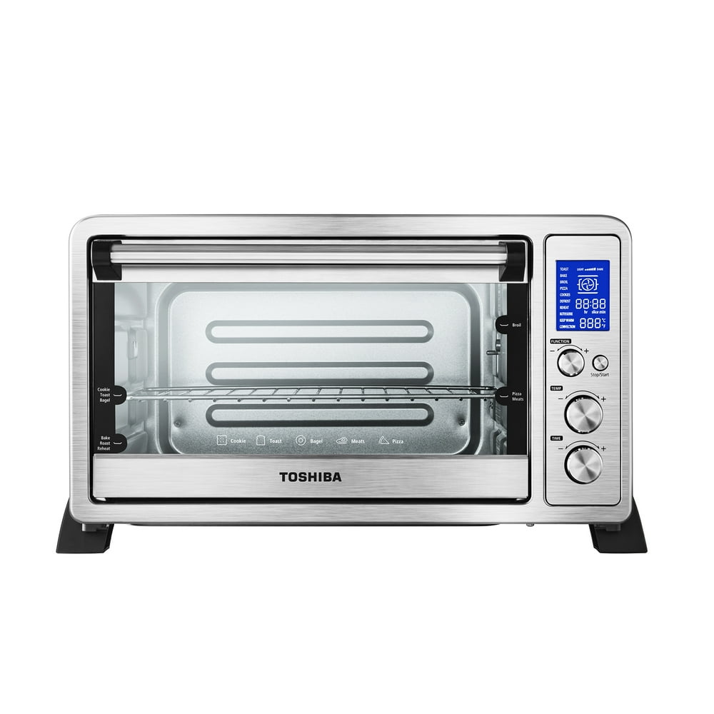 Toshiba Digital Convection Toaster Oven, 6Slice, 1500 Watts, Stainless