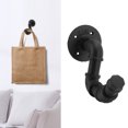thumbnail image 1 of Hanging Clothes Hook, Convenient To Use Elegant Water Pipe Design Wall Mounted Clothes Hanging Rack Assembly Needed  For Home, 1 of 8