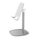 thumbnail image 1 of Soporte para teléfono Mesa de noche de escritorio Ángulo ajustable Antideslizante Soporte de aleación de aluminio para teléfono móvil, Plata kenally EL000039-02B, 1 of 2