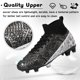 thumbnail image 2 of Tacos de fútbol para niños y niñas, zapatos de fútbol para exteriores, tacos de fútbol para niños y jóvenes, botas de fútbol para entrenamiento profesional, zapatillas altas de césped, negras, 2 of 6