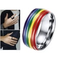 thumbnail image 1 of High Polished 8mm Stainless US 9 Size 19mm, 1 of 8