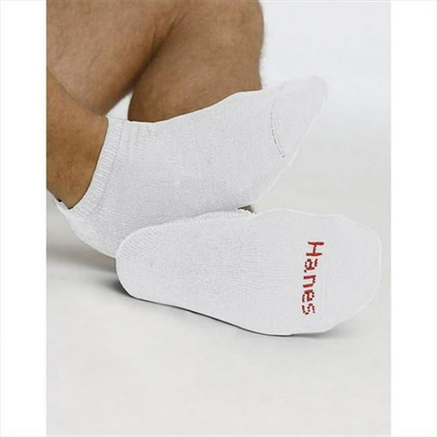 Hanes 190V12 Mens No Show Socks 12 Pack Size 13 10 White Walmart. ca