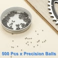 thumbnail image 3 of 500 Pack Precision Balls 2mm Diameter G16 Solid Chrome Steel Bearing Balls for Ball Bearing, 3 of 6