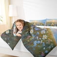 thumbnail image 5 of Manfei Oil Painting Coastal Ocean Bedding Comforter Set for Kids Boys and Girls, Daisy Flower King Bedding Sets, Stars Reversible 7-Piece, 5 of 6