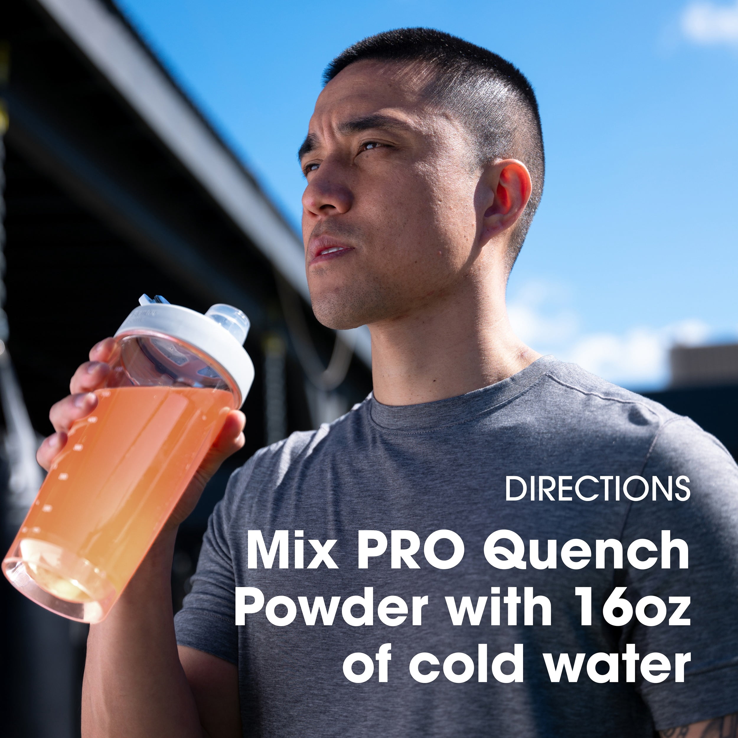 Optimum Nutrition Pro Quench Whey + Collagen Protein Powder, Tropical Orange Mango, 20 Servings