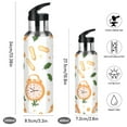 thumbnail image 2 of Vintage Clock and Leaves 1000ml Double Walled Stainless Steel LeakProof Sports Bottle Thermo 8h Portable, 2 of 9