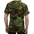 thumbnail image 2 of Rothco 21511 Camo US Flag Short Sleeve T-Shirt, Woodland Camo - 3XL, 2 of 6