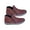 Wine Red, variant on comerut Women Casual Warm Anti-skid Round Toe Side Zipper Wedge Walking Shoes Sneakers