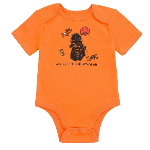 Body para bebé Leotardo STAR WARS de Darth Vader, naranja, de 3 a 6 meses