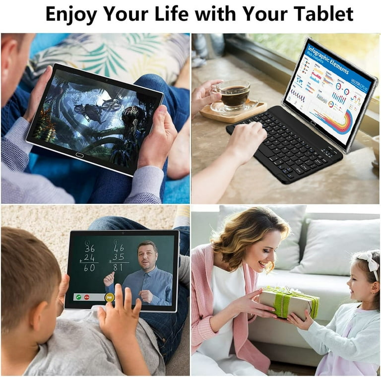 Android 13 Tablet 10 inch Tablet with Keyboard Wireless Mouse Stylus,4G Phone Tablet,Octa Core Processor 1280x800 IPS Tablet/4GB RAM 64GB ROM/13MP+5MP Android 13 Tablet 10 inch Tablet with Keyboard Wireless Mouse Stylus,4G Phone Tablet,Octa Core Processor 1280x800 IPS Tablet/4GB RAM 64GB ROM/13MP+5MP