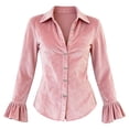 thumbnail image 5 of Njagoc3 Women Business Casual Tops Long Sleeve Blouse Button down Work Shirts Dressy Tops Summer Fall Fashion 2026, 5 of 6