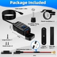 thumbnail image 5 of Motorcycle USB Socket, QC3.0 USB & PD Type C Car Charger Socket, Waterproof Motorcycle USB Charger Fast Charging with Switch and LED Voltmeter, 12V USB Socket for Marine Boat Caravan, 5 of 5