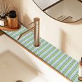 thumbnail image 2 of Yayeee Faucet Mat for Kitchen Sink 30" Diatomite Long Splash Guard Pad, Green Stripe Pattern, 2 Pack, 2 of 7
