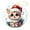 pattern-2, variant on Ornament Cute Cartoon Marmot, Groundhog Animal in Snowing Winter Christmas Tree Ornaments Marmot Gifts Best Gifts for Christmas Housewarming Gift