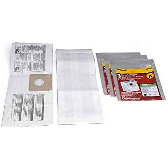 Shop Vac 1.5 Gallon, Vacuum Cleaner Paper Bags 9PK # 90667, 906-67-00, 9066700 by Shop Vac