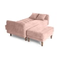 thumbnail image 4 of Sala Modular Sofá Cama Reversible de Lino Palo de Rosa Modelo Avocata, 4 of 9