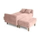 thumbnail image 4 of Sala Modular Sofá Cama Reversible de Lino Palo de Rosa Modelo Avocata, 4 of 9