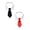 Black 1PCS & Red 1PCS, variant on Pet Supplies Bowtie Formal Dog Necktie for Little Dog Adjustable Formal Neck Tie for Medium Large Dogs Wedding Valentines Attire Bow Ties 1 PCS