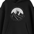 thumbnail image 7 of Batman The Caped Crusader Guardian Of Gotham City Long Sleeve Youth Black Hooded Sweatshirt-Medium, 7 of 7