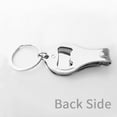 thumbnail image 2 of Arctic Circle Tourist Art Deco Fashion Fingernail Clipper Cutter Opener Key Chain Scissor, 2 of 3