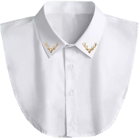YooGuoGuo Cotton Fake Collar Detachable Dickey Collar Half Shirts Blouse False Collar Top for Women Girls Outfits