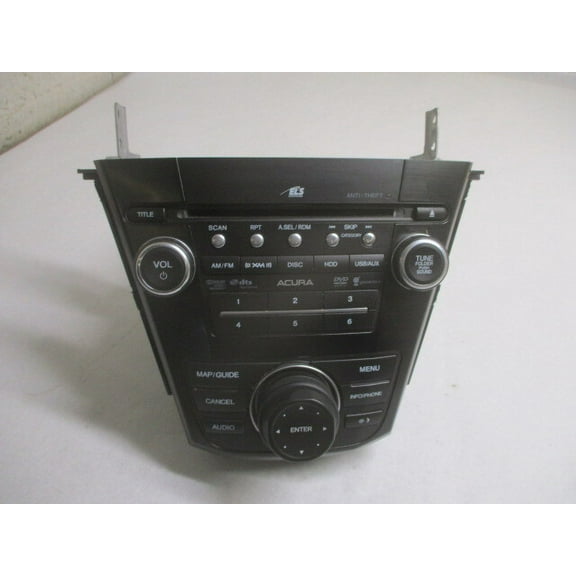 Pre-Owned Acura MDX Single CD DVD Satellite Navigation Player Radio Stereo 2AF1 OEM LKQ (Good)