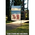 Toland Home Garden Adirondack Paradise Beach summer Flag Double Sided ...