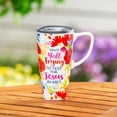 thumbnail image 2 of Ceramic FLOMO 360 Travel Cup, 17 oz., Test The Jesus, 2 of 2