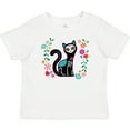thumbnail image 3 of Inktastic Kitty Cat Floral Skull Dia De Los Muertos Girls Baby T-Shirt, 3 of 5