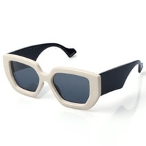 AABV Polarized Sunglasses for Men and Women Semi-Rimless Frame Driving Sun glasses 100% UV Blocking