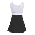 thumbnail image 4 of Manyakai Kids Girls Cheerleading Outfits with Shorts Sleeveless Sequins Sports Tennis Golf Dress Black 3T, 4 of 5