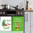 thumbnail image 6 of Christmas Kitchen Towels Hand Towels Merry Christmas Decorative Xmas Absorbent Dish Towels Winter Holiday Christmas Tree Home Decor for Cooking Baking Cleaning Set of 4, 6 of 6